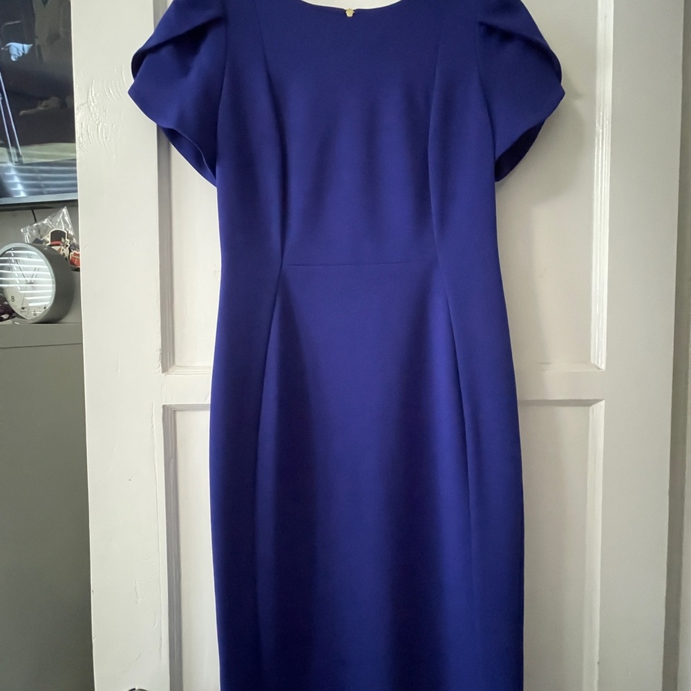 Calvin Klein Cobalt Blue Midi Dress